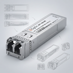 10G SFP+ SR Optical Transceiver, 850nm 300m LC MMF, Cisco Compatible, DOM