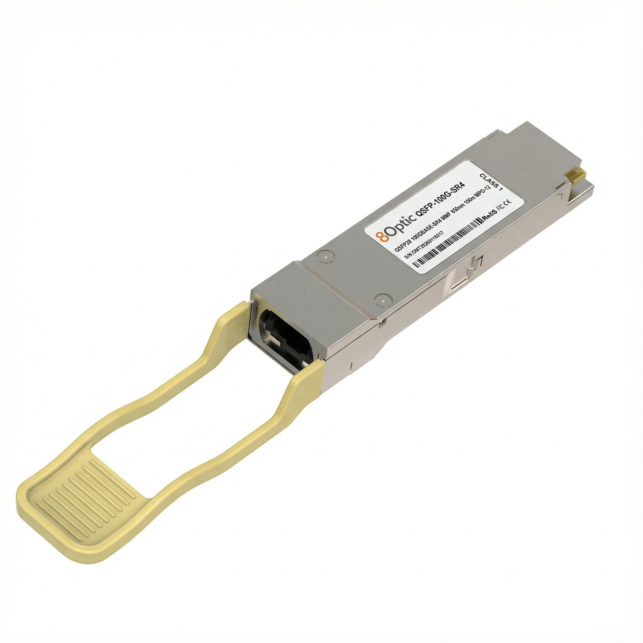 100G QSFP28 SR4 Optical Transceiver, 850nm 100m MPO-12 MMF, Cisco Compatible, DOM