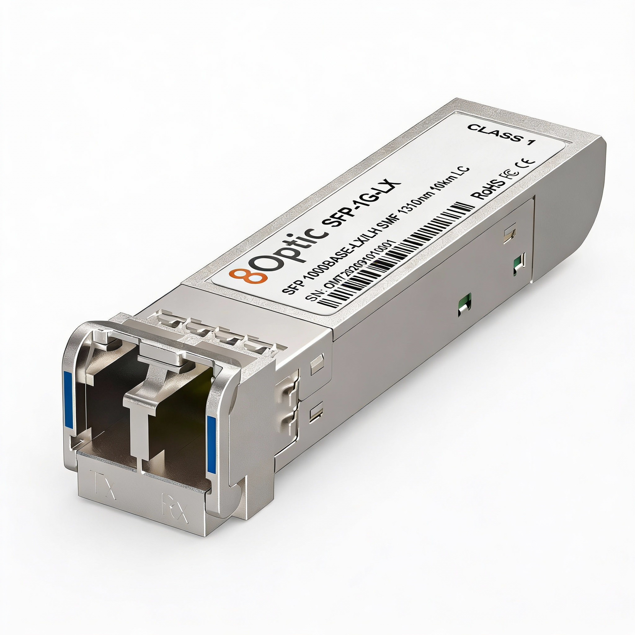 1G SFP LX/LH Optical Transceiver, 1310nm 10km LC SMF, Cisco Compatible, DOM