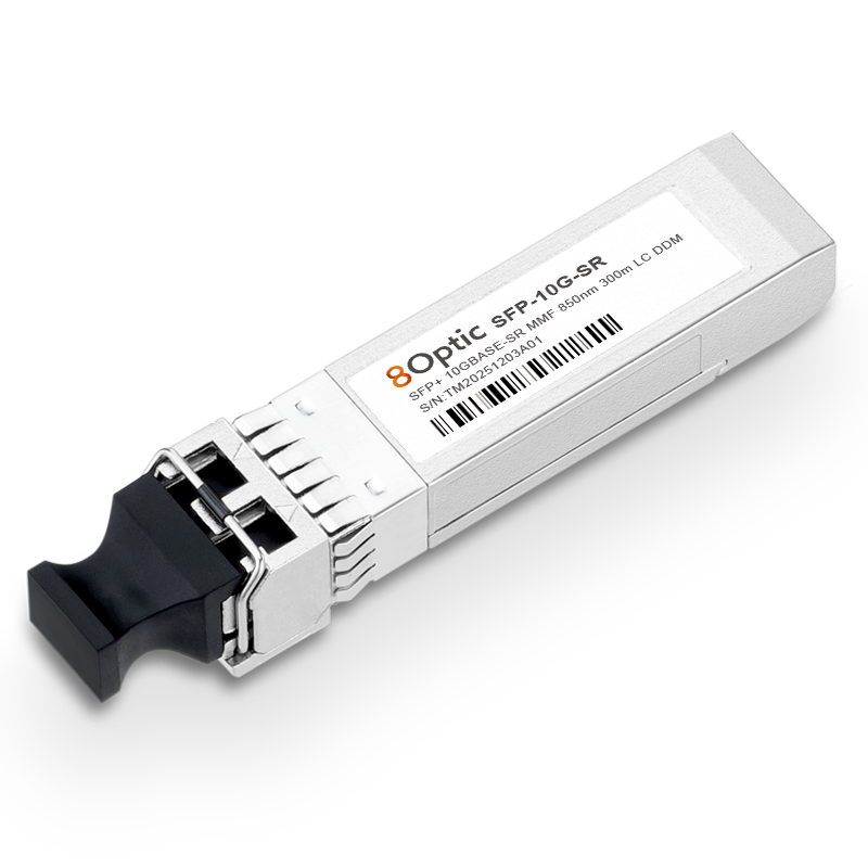Cisco SFP-10G-SR Compatible 10GBASE-SR SFP+ 850nm 300m (OM3)/400m (OM4) DOM Duplex LC Transceiver Module for MMF